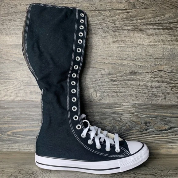 ⚫️  Converse Chuck Taylor All-Star XX Knee High 90/Retro Rear Y2K Shoes Size 9 - Picture 4 of 12